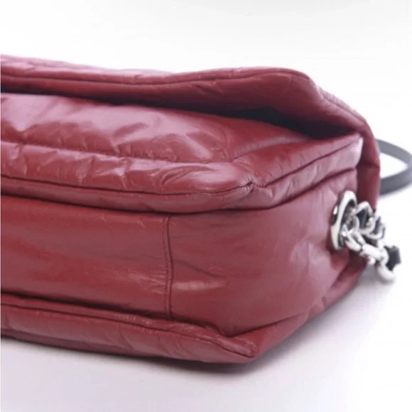 New never worn authentic MARC JACOBS LambskinThe Pillow Bag in Red